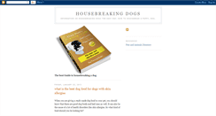 Desktop Screenshot of housebreaking-dogs.blogspot.com