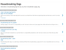 Tablet Screenshot of housebreaking-dogs.blogspot.com