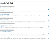 Tablet Screenshot of peoplewilltalkblog.blogspot.com