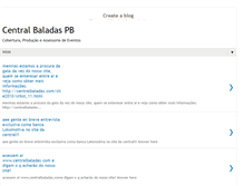 Tablet Screenshot of centralbaladaspb.blogspot.com