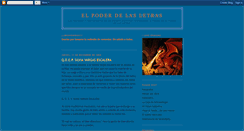 Desktop Screenshot of elpoderdelasletrass.blogspot.com