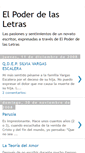 Mobile Screenshot of elpoderdelasletrass.blogspot.com