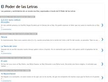 Tablet Screenshot of elpoderdelasletrass.blogspot.com