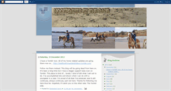 Desktop Screenshot of hoofprintsinthesand.blogspot.com