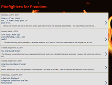 Tablet Screenshot of firefightersforfreedom.blogspot.com