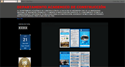 Desktop Screenshot of construccion-fic-uni.blogspot.com