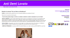 Desktop Screenshot of anti-demilovato.blogspot.com