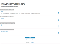 Tablet Screenshot of crichost.blogspot.com