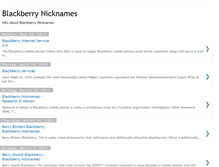 Tablet Screenshot of blackberrynicknames.blogspot.com