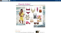 Desktop Screenshot of clearlyridic.blogspot.com