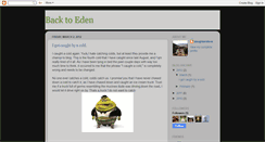 Desktop Screenshot of daughterofeve-backtoeden.blogspot.com