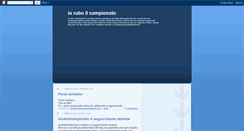 Desktop Screenshot of ioruboilcampionato.blogspot.com