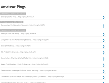Tablet Screenshot of amateurpings.blogspot.com