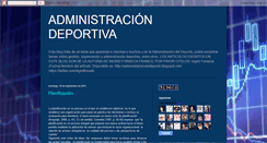 Desktop Screenshot of administraciondeldeporte.blogspot.com