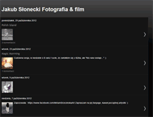 Tablet Screenshot of jakubslonecki.blogspot.com