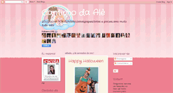 Desktop Screenshot of cantinhodaaleartes.blogspot.com