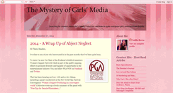 Desktop Screenshot of girlsmediamystery.blogspot.com