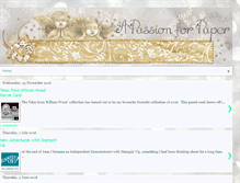 Tablet Screenshot of apassion4paper.blogspot.com