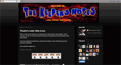 Desktop Screenshot of keepersnotes.blogspot.com