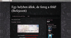 Desktop Screenshot of egyhelybenallokdeforogafold.blogspot.com