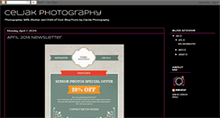 Desktop Screenshot of celjakphotography.blogspot.com
