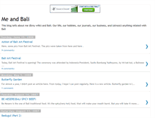 Tablet Screenshot of me-and-bali.blogspot.com