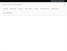 Tablet Screenshot of elmundovistoporesteban.blogspot.com