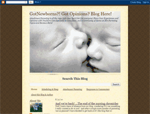 Tablet Screenshot of gotnewbornopinions.blogspot.com