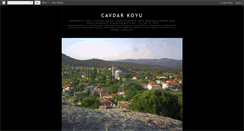 Desktop Screenshot of cavdarkoyu.blogspot.com