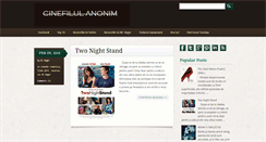 Desktop Screenshot of cinefilulanonim.blogspot.com