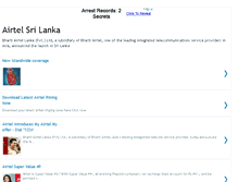 Tablet Screenshot of airtel-sri-lanka.blogspot.com