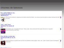 Tablet Screenshot of chismesfamosisimos.blogspot.com