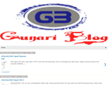 Tablet Screenshot of gunariblog.blogspot.com