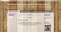 Desktop Screenshot of gdpuppysponsorauction.blogspot.com