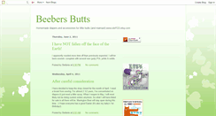 Desktop Screenshot of beebersbutts.blogspot.com