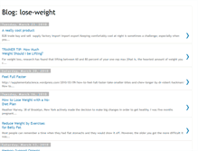 Tablet Screenshot of bloglose-weight.blogspot.com