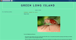 Desktop Screenshot of greenlongisland.blogspot.com