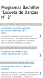 Mobile Screenshot of programasbachillerescueladedanzasn2.blogspot.com