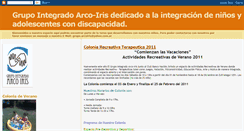Desktop Screenshot of grupointegradoarcoiris.blogspot.com