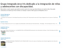 Tablet Screenshot of grupointegradoarcoiris.blogspot.com