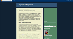 Desktop Screenshot of negociosinteligentes123.blogspot.com