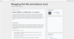 Desktop Screenshot of bloggingdotnet.blogspot.com