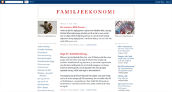 Desktop Screenshot of familjeekonomi.blogspot.com