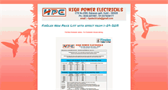 Desktop Screenshot of hpelectricals.blogspot.com