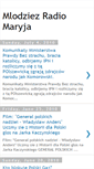Mobile Screenshot of mlodziezradiomaryja.blogspot.com