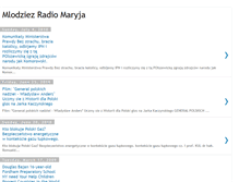 Tablet Screenshot of mlodziezradiomaryja.blogspot.com