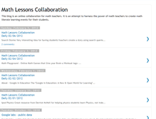 Tablet Screenshot of mathlessoncollab.blogspot.com