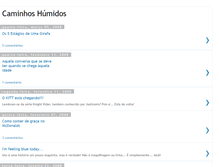 Tablet Screenshot of caminhoshumidos.blogspot.com