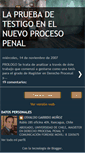 Mobile Screenshot of lapruebadetestigosenelprocesopenal.blogspot.com