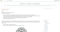 Desktop Screenshot of fisicayciencia.blogspot.com